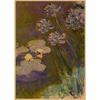 Monet Oil Painting Retro Kraft Paper Poster for Restaurant, Bar, Cafe Wall Decor