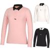KIM YOUNG JOO GOLF Spring/Autumn Slime Slime Stretch Functional Collared Women'S Golf T-Shirt Koslts22