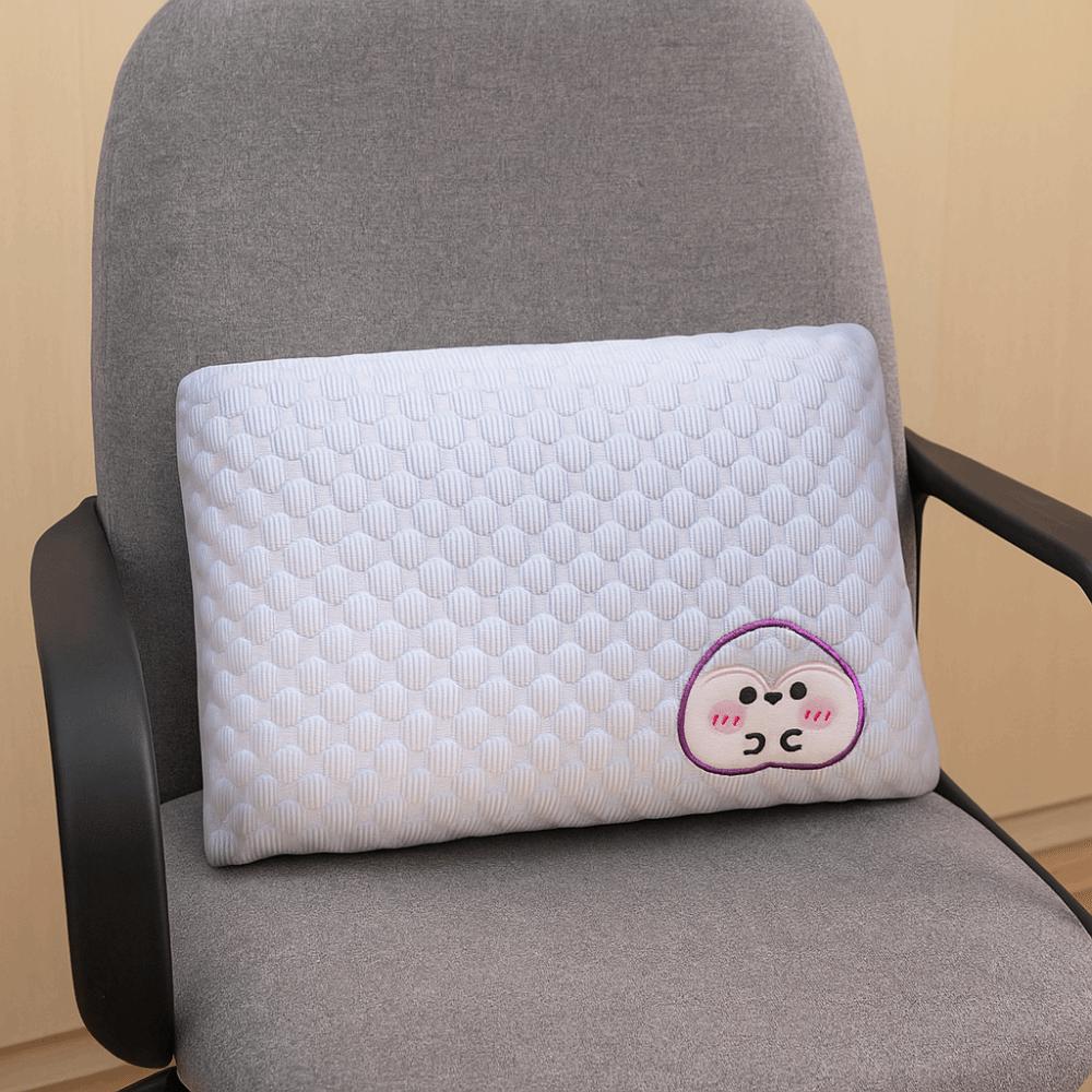 Slow Rebound Ice Silk Pillow Soft Material Students Pillow Practical Summer Sleeping Mat  Bed Use
