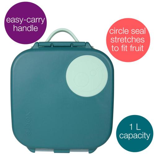 b.box (Bee Box) Leak-Resistant 1L Lunch Box, Dessert, Serves 1-2, Kids & Adults, Dishwasher Safe [Authentic b.box Product] [Mini Lunch Box]