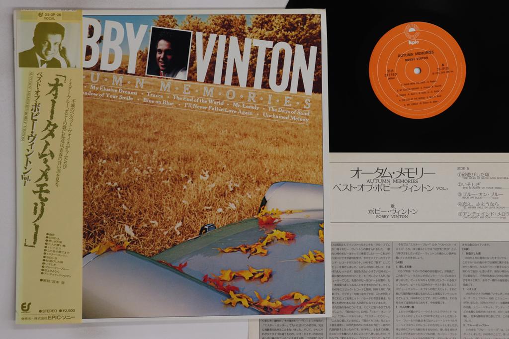 LP Record BOBBY VINTON - Autumn Memories 253P26 CBS/SONY Japan Obi Rock Used