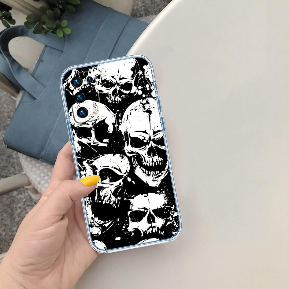 LO87 Skeleton Skull Phone Case for LG K22 K30 K40 K40S K41 K42 K50 K50S K51 K51S K52 K61 K62 K71 K92 Q60 Q61 V40 V50 V60