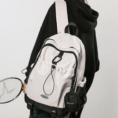 School Bag High Value And Large Capacity, Junior High School And High School Students, Backpack, Light Sports Style, Casual And Versatile Backpack.