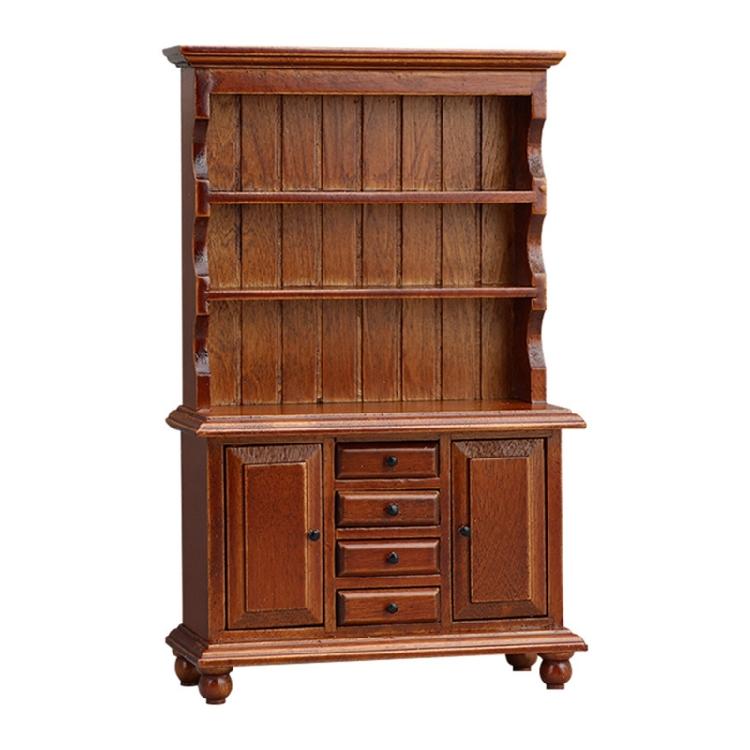 Miniature Wooden Cabinet Model For Dollhouses Accessories DIY Craft Project Bedroom Living Room Tiny House Scene Decoration