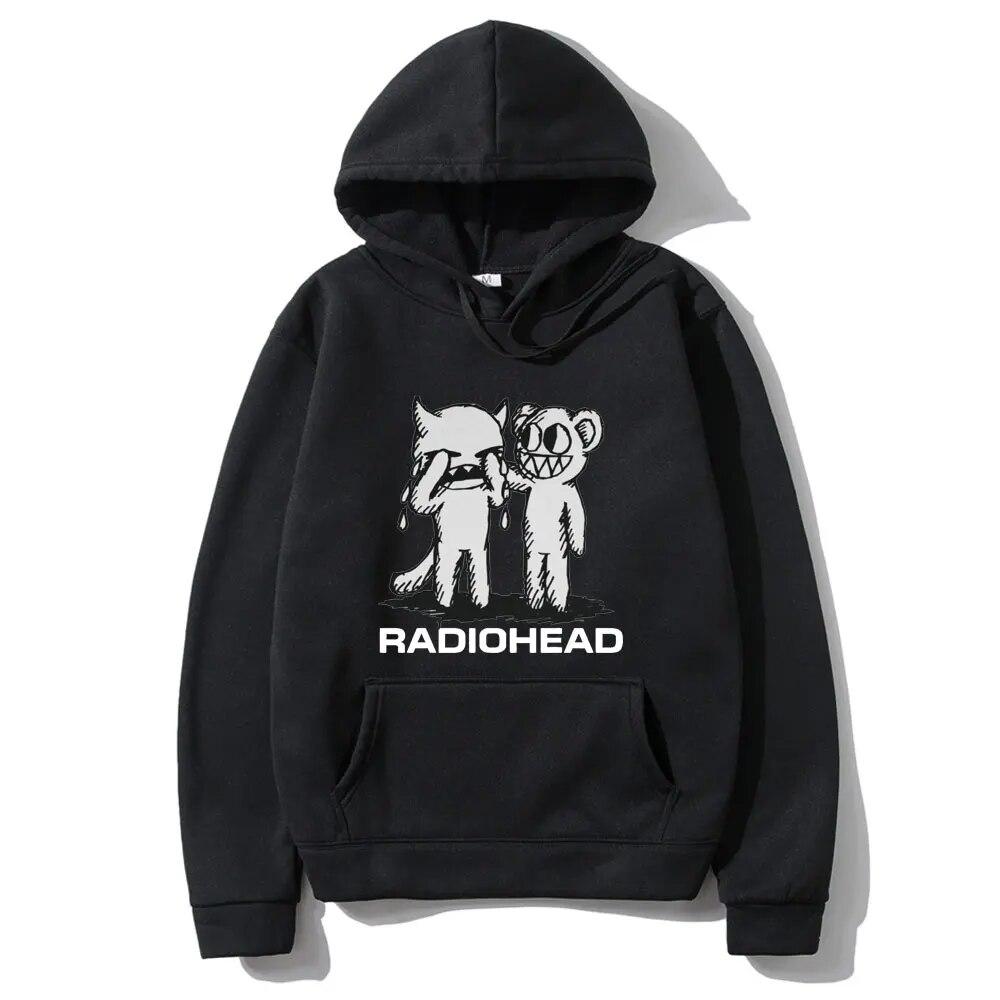 

Толстовки Radiohead с принтом в стиле панк, инди-рок-группы, унисекс, женская уличная одежда, толстовки с капюшоном, пуловер в стиле Харадзюку, спортивный костюм унисекс, одежда