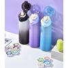 Colorful Flavor Infuser Water Bottle With Seven Aromatic Flavor Rings For Fun Hydration