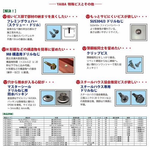 DAIDOHANT YAIBA (JIS Standard) Stainless Steel Self-Drilling Screws, Pan Head, Nominal Diameter D 4.2mm X Length L 19mm X Head Diameter D 7.8mm (50 Pi