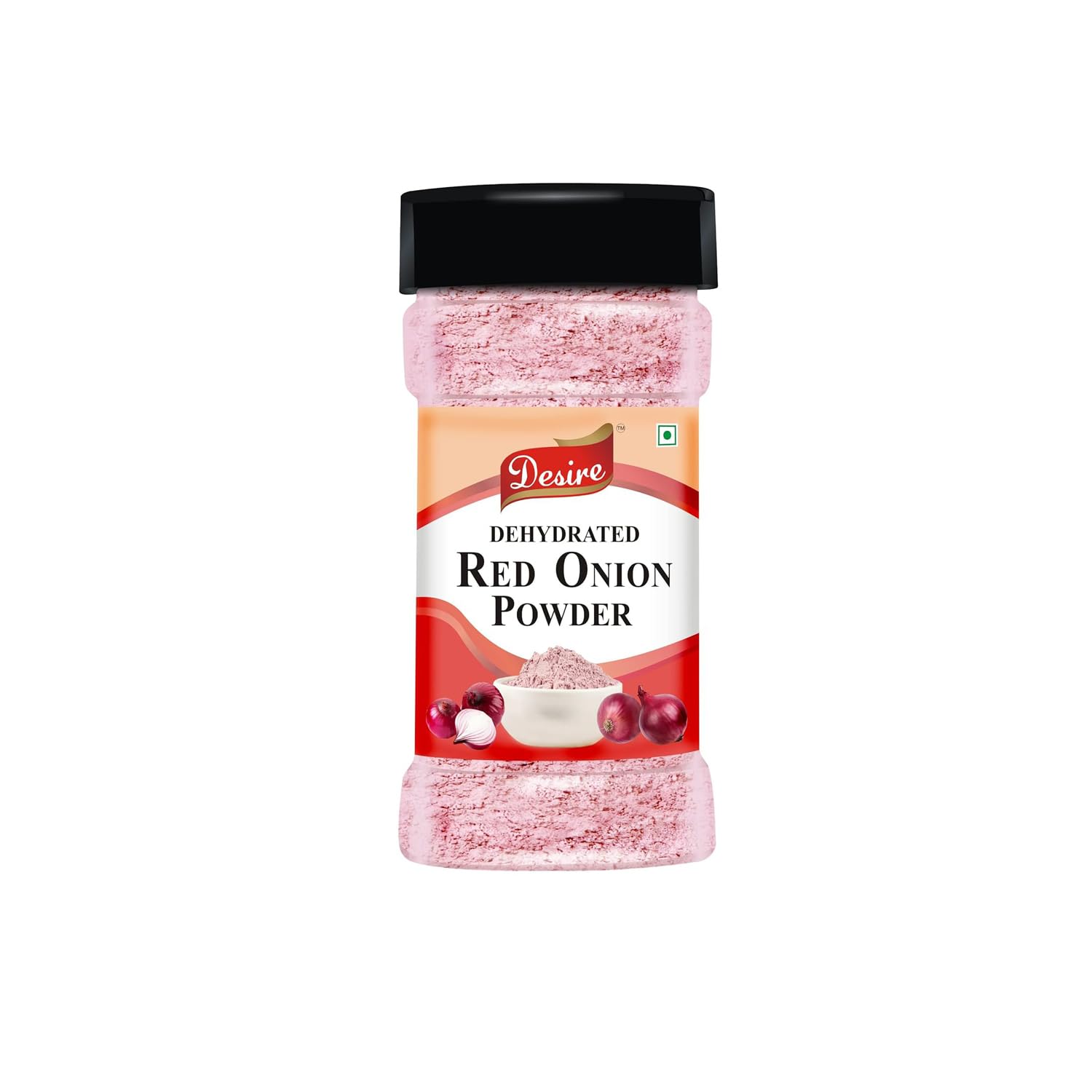 Desire Red Onion Powder 100 Gram |Pure & Natural Dehydrated Red Onion Powder | Ideal for Cooking, Seasoning & Spices | No Additives