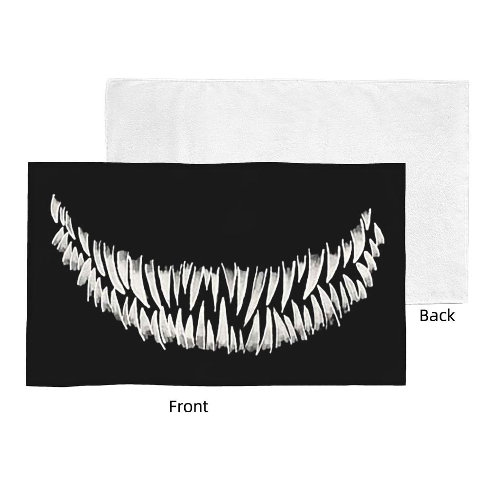 Monster teeth IV Soft Face Towel Quick Dry Pool Bath Cotton Towels Breathable
