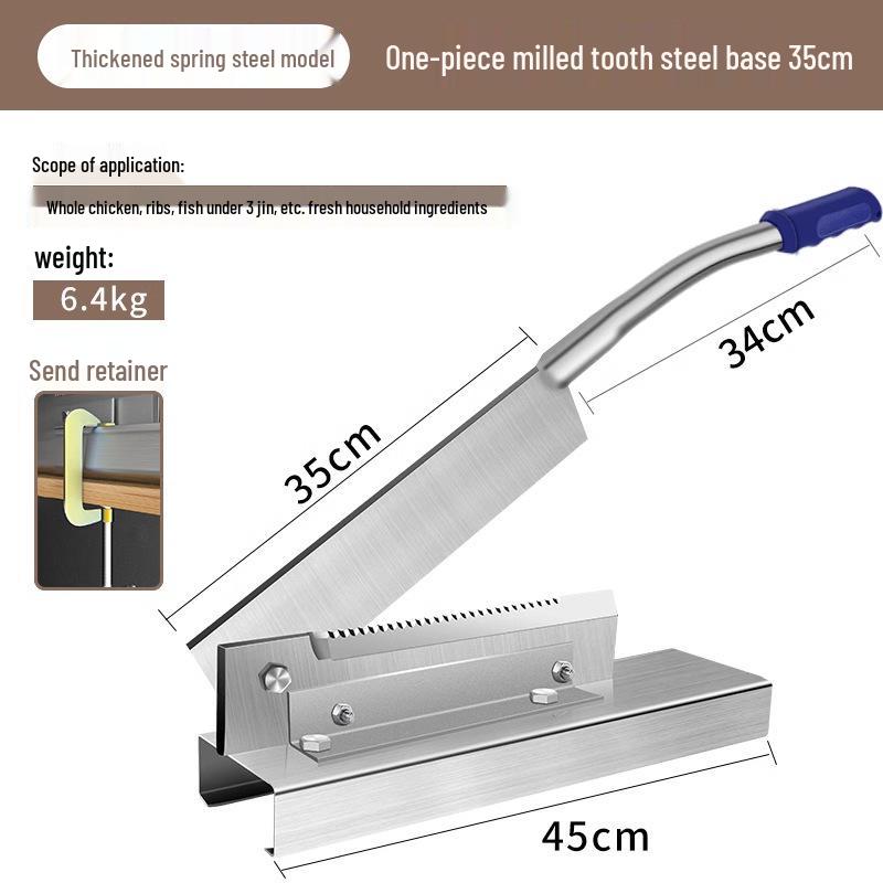 Guillotine Bone Cutter: Household & Commercial Use for Chopping Bones, Small Pig Trotters, Chicken Ribs