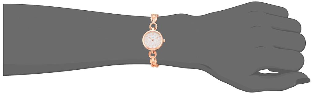 Waterproof Floral Daisy Metal Band Analog WP Plumerie Rose Gold [Fieldwork] ASS163-4 Women's