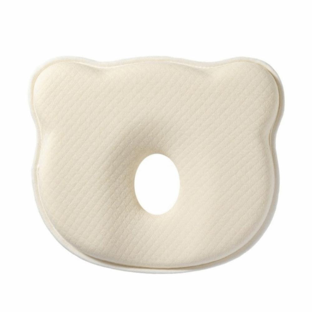 Cute Baby Shaping Pillow Breathable Baby Head Cushion Baby Bear Shaped Headrest Sleep Improvement