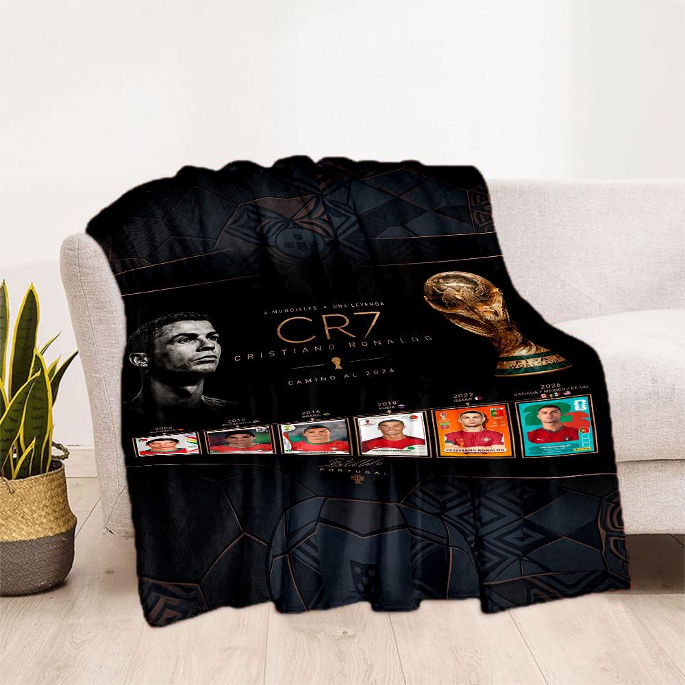 Cristiano Ronaldo 126 Blanket Ultra-Soft Great for Couch Livingroom Chair Four Seasons Multipurpose Playful Design