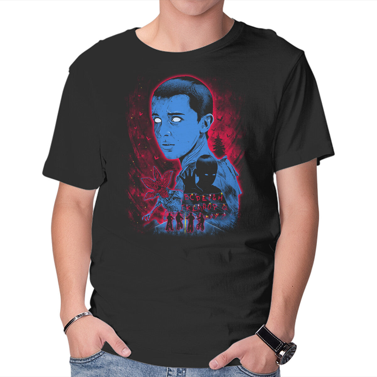 Unisex Crew Neck T-Shirt Mystic Teen Graphic Short Sleeve Casual Tee M