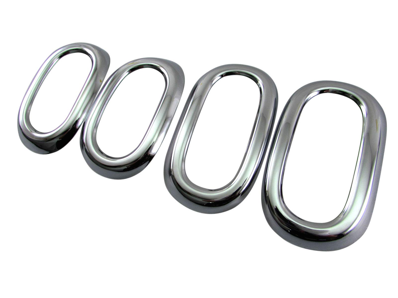 

BRIGHTZ Chrome Front Air Conditioning Rings (4-Piece Set) for Cube Z12 (INT-ETC-229) - Air Conditioning Duct Rings for NZ 12 (34536)