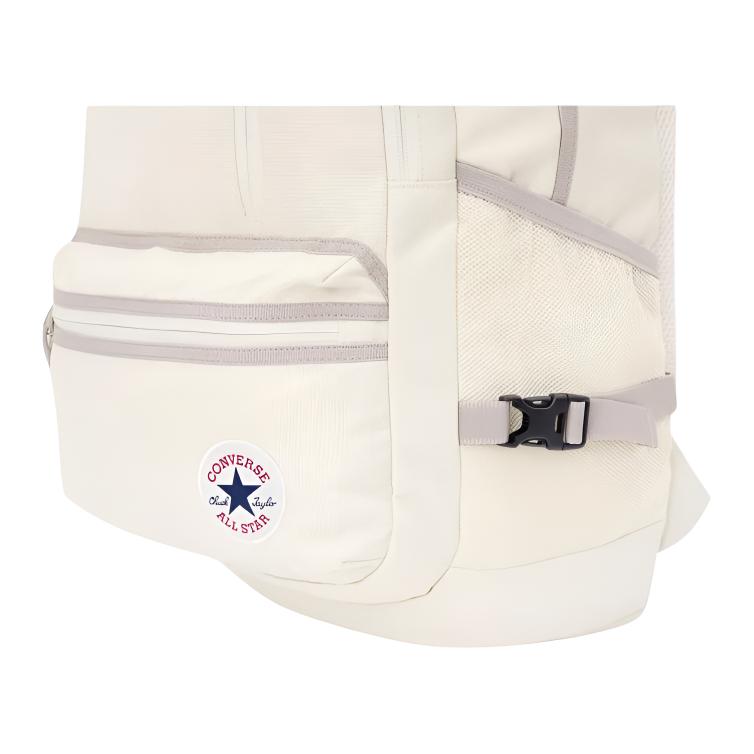 Converse Zaino in Poliestere Bordo Dritto Unisex Bianco UA5797-G4N