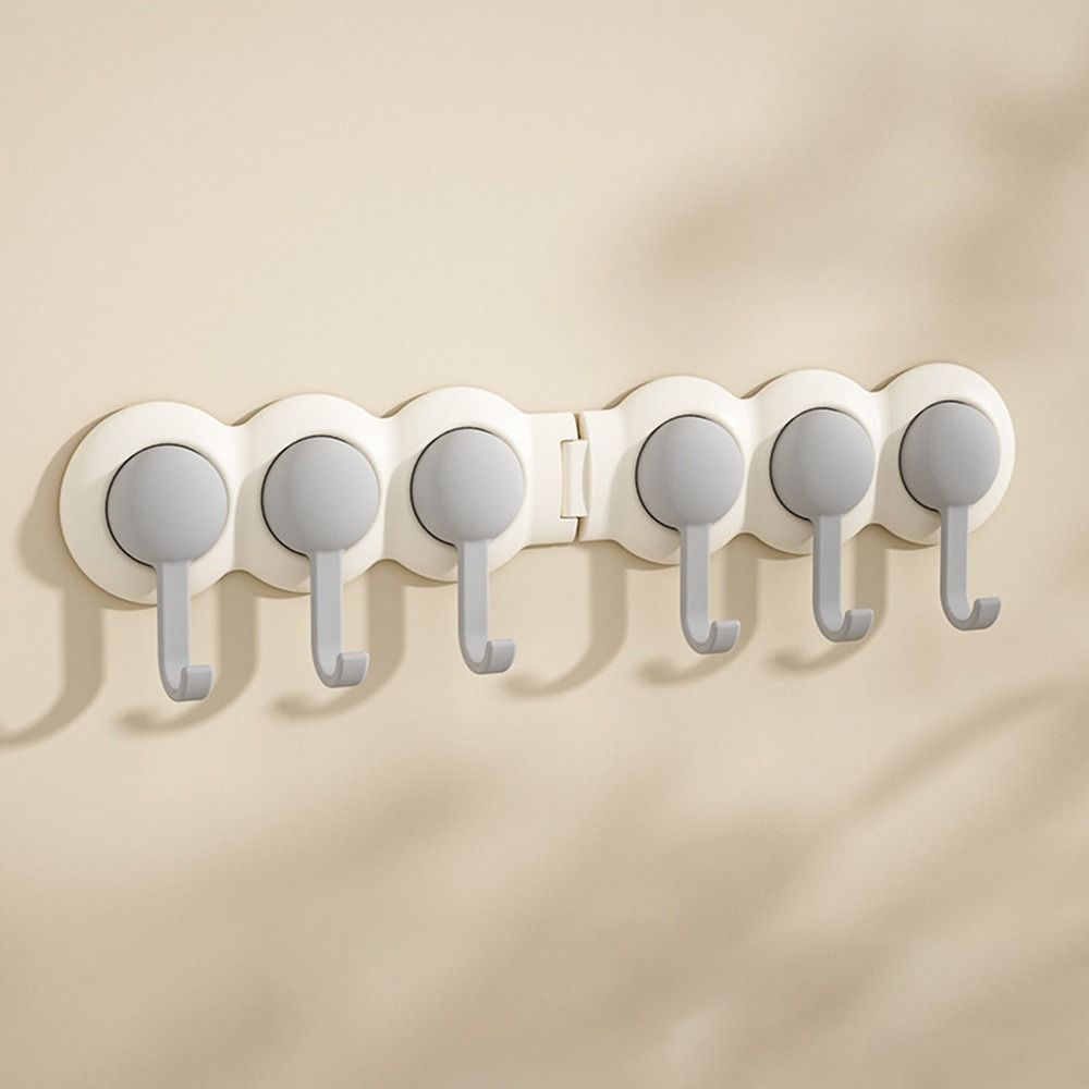Rotating Row Hooks Self Adhesive Bathroom Hook New Wall Hook Hanger Corner Storage