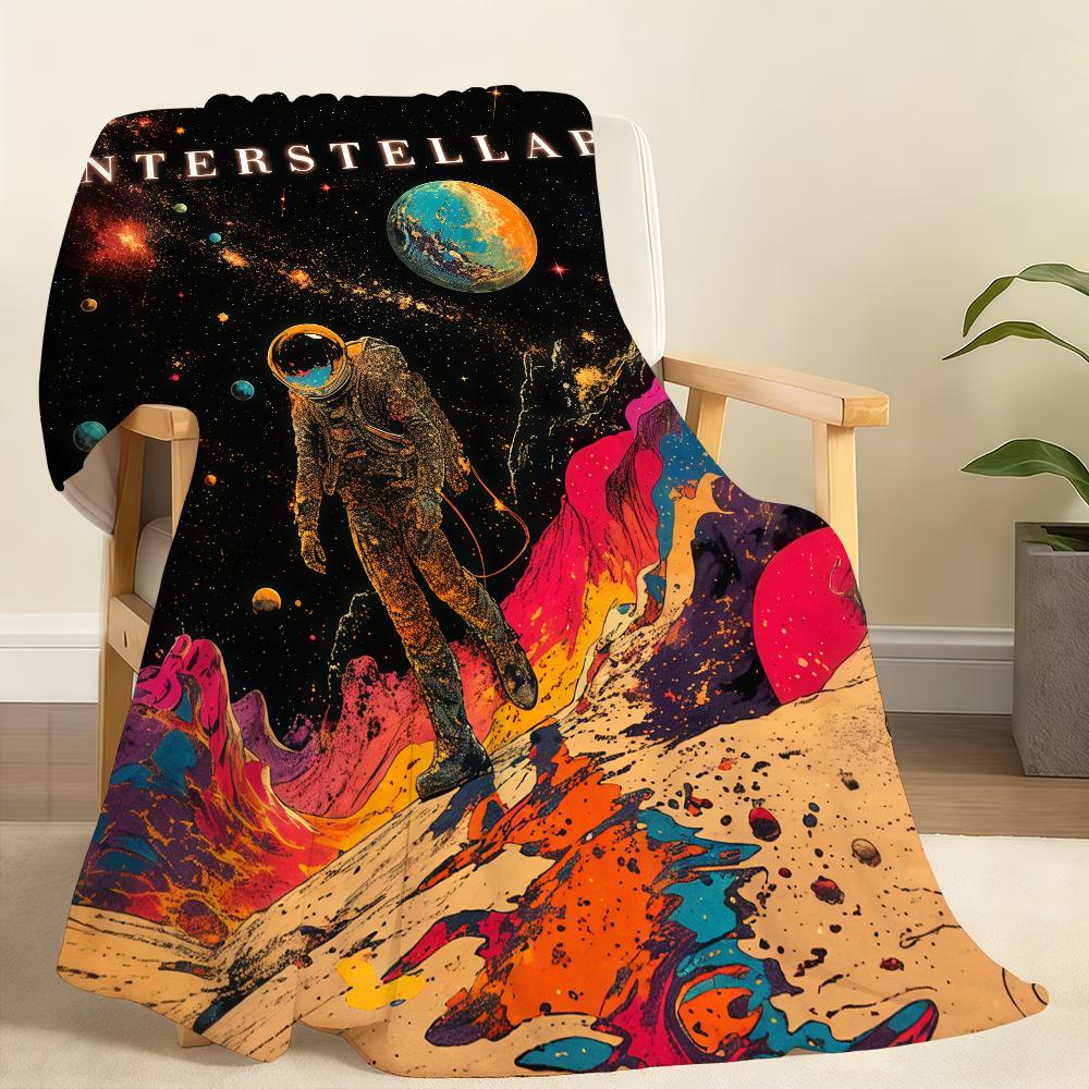 Classic I-Interstellar Blanket Soft Throw Blanket for Home Bedroom Bed Sofa Picnic Travel Office Rest Cover Blanket Gift