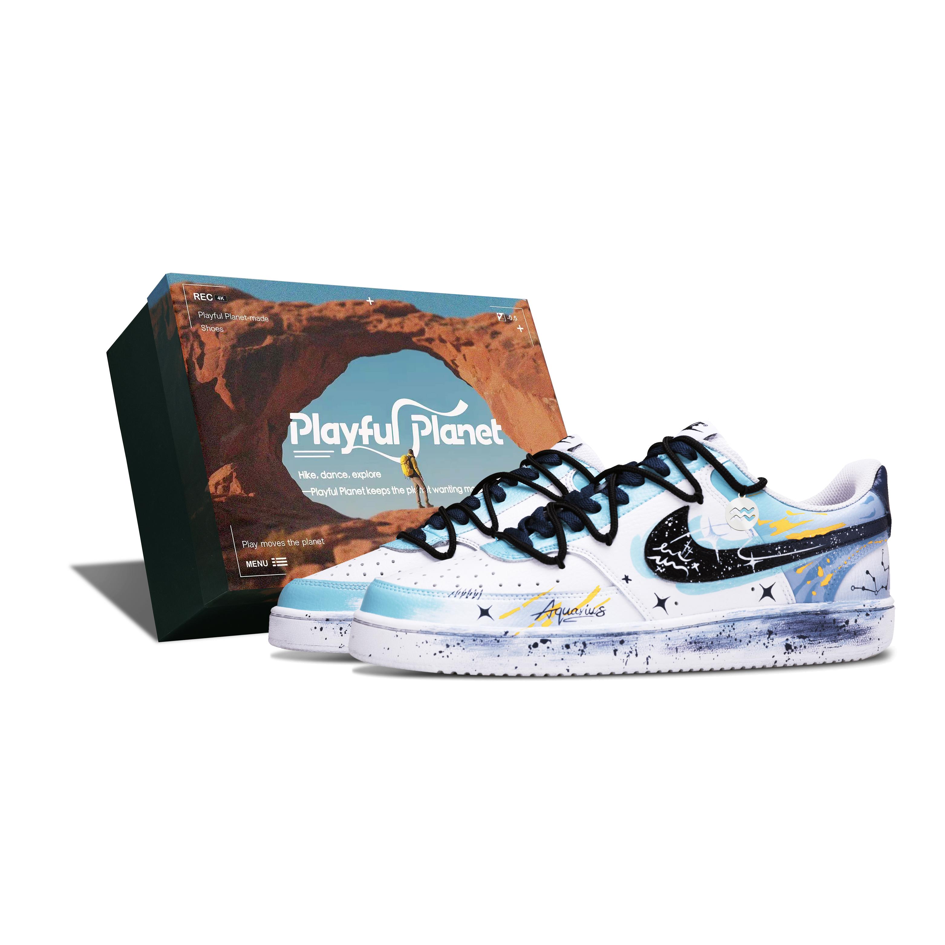 

Nike Court Vision 1 Abrasion Resistant Low top Skateboard Shoes Men s Gradient Blue DH2987-101(Team656-X-BOX) 44