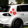 3pcs Pretty Flower Car Stickers for Auto Rear Window Bumper Body Helmet Cover Scratches Waterproof Blossom Motorcycle Decals