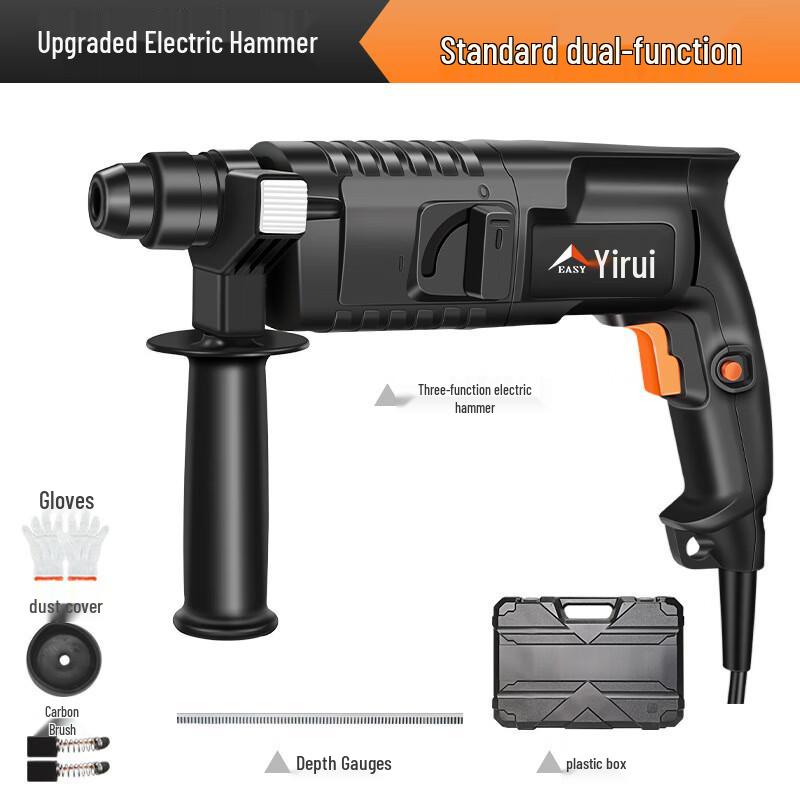 

Beiyou 4-in-1 Corded Electric Hammer Drill Set CN plug (adapter included)