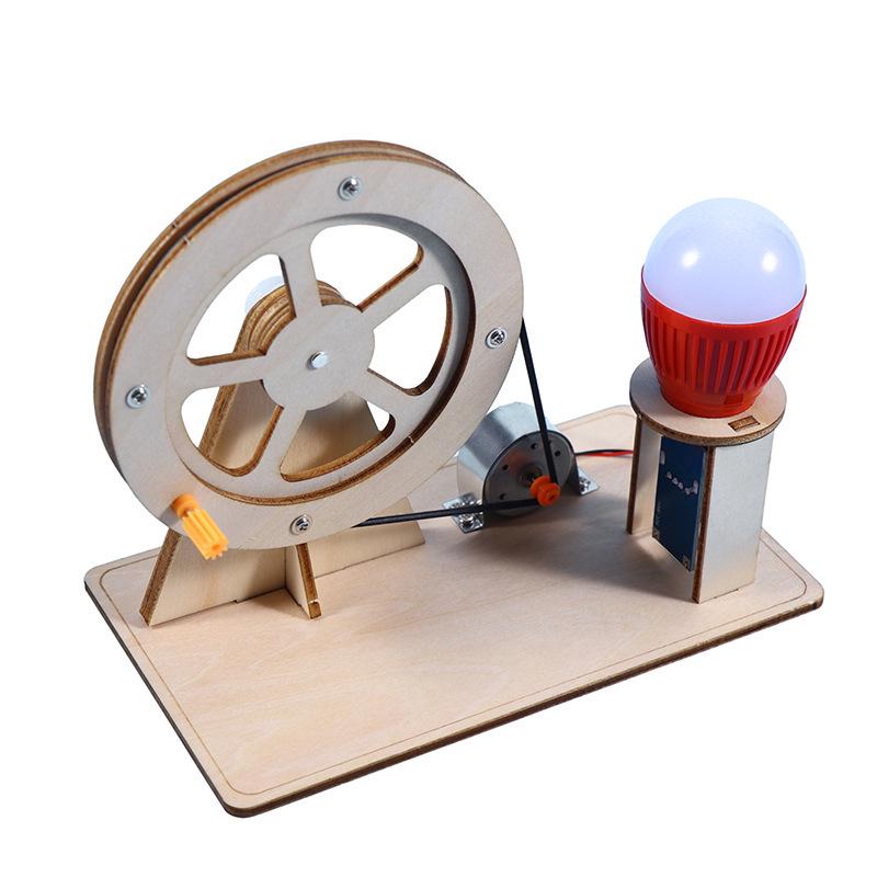 Hand-Cranked Generator DIY Science Kit: Educational Toy for Elementary Students