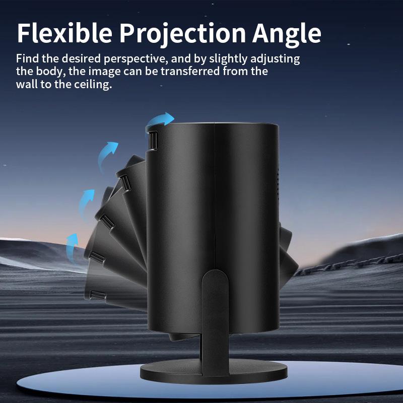 M5PRO Mini HD Wireless/Wired Portable Home Projector for Mobile Phones