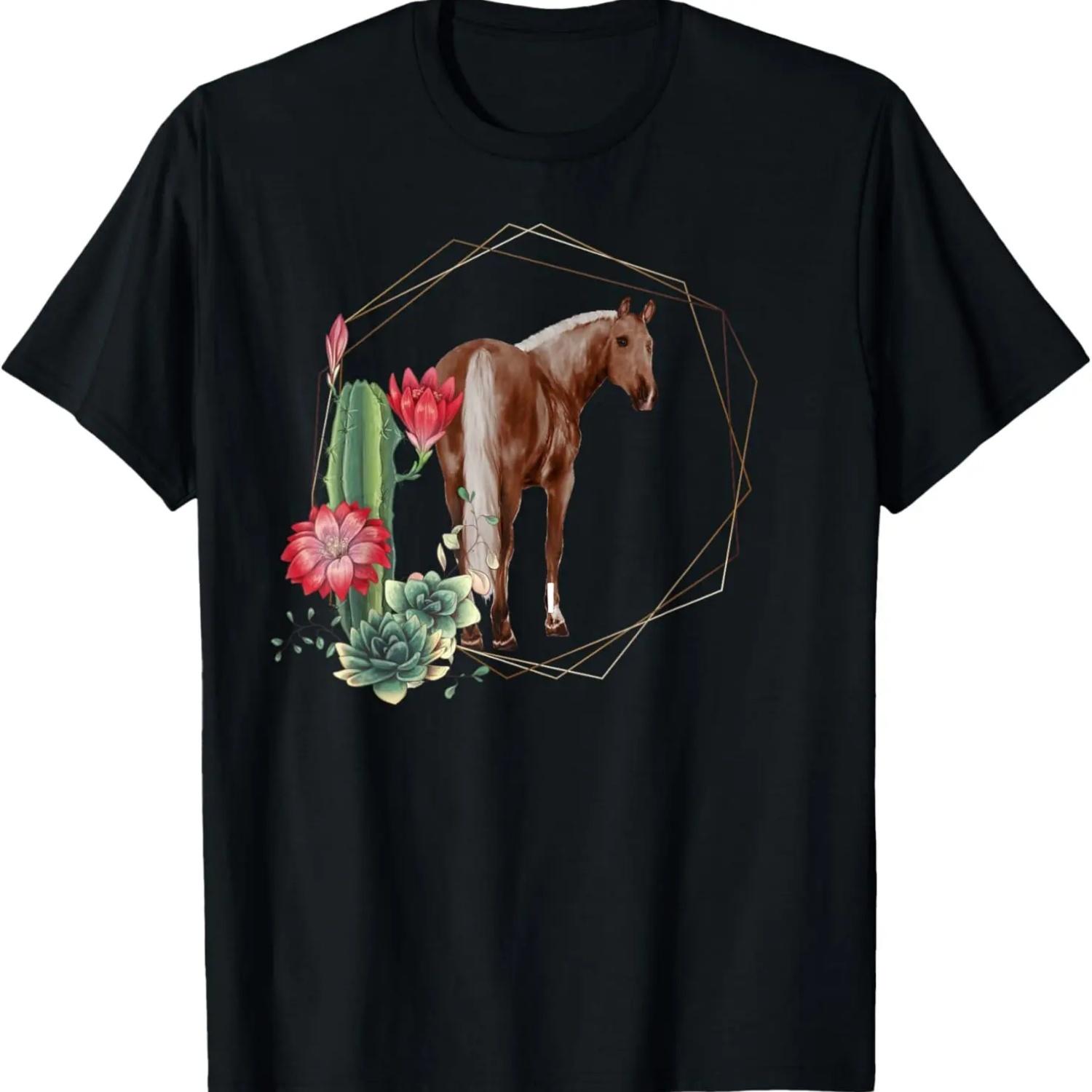 Mustang horse breed running in sunset Pony Trail Rodeo Shirt T-Shirt S чёрный