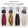 Pantaloni da Donna a Vita Alta Sottolineanti in Velluto a Coste - Moda Primavera Inizio 2026