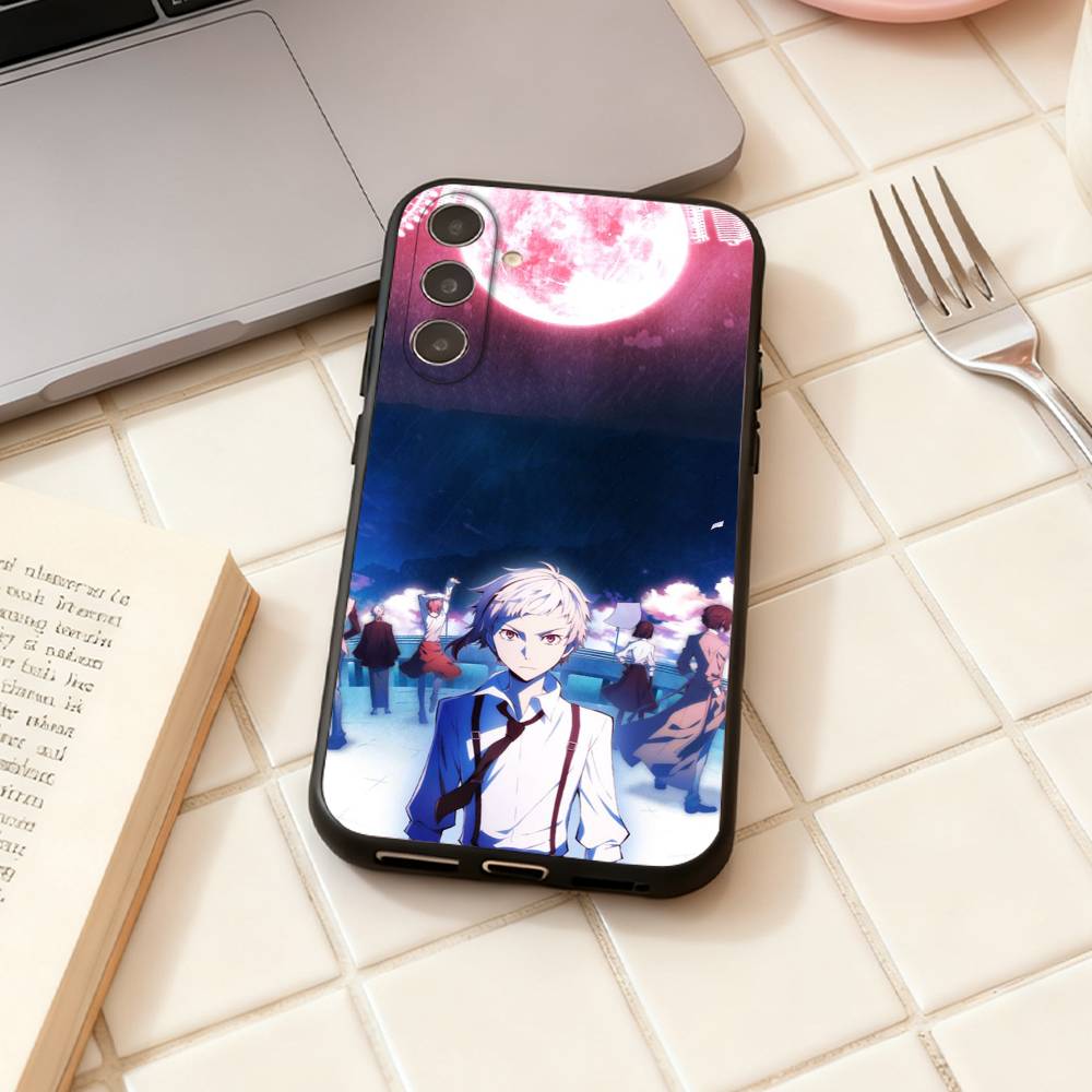HOT Custodia per Telefono Animer B-Bungou Stray Dogs Per Samsung Galaxy A73,A72,A71,A70,A53,A52,A51,Altro Guscio Morbido Nero