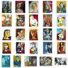 50Pcs Classic Picasso Abstract Art Painting Stickers Collection Decal Diy Phone Scrapbook Suitcase Laptop Sticker Toy Gift