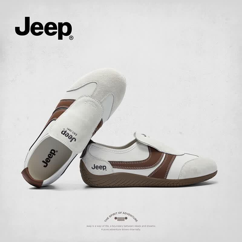 Jeep Women's Classic German Trainer Sneakers