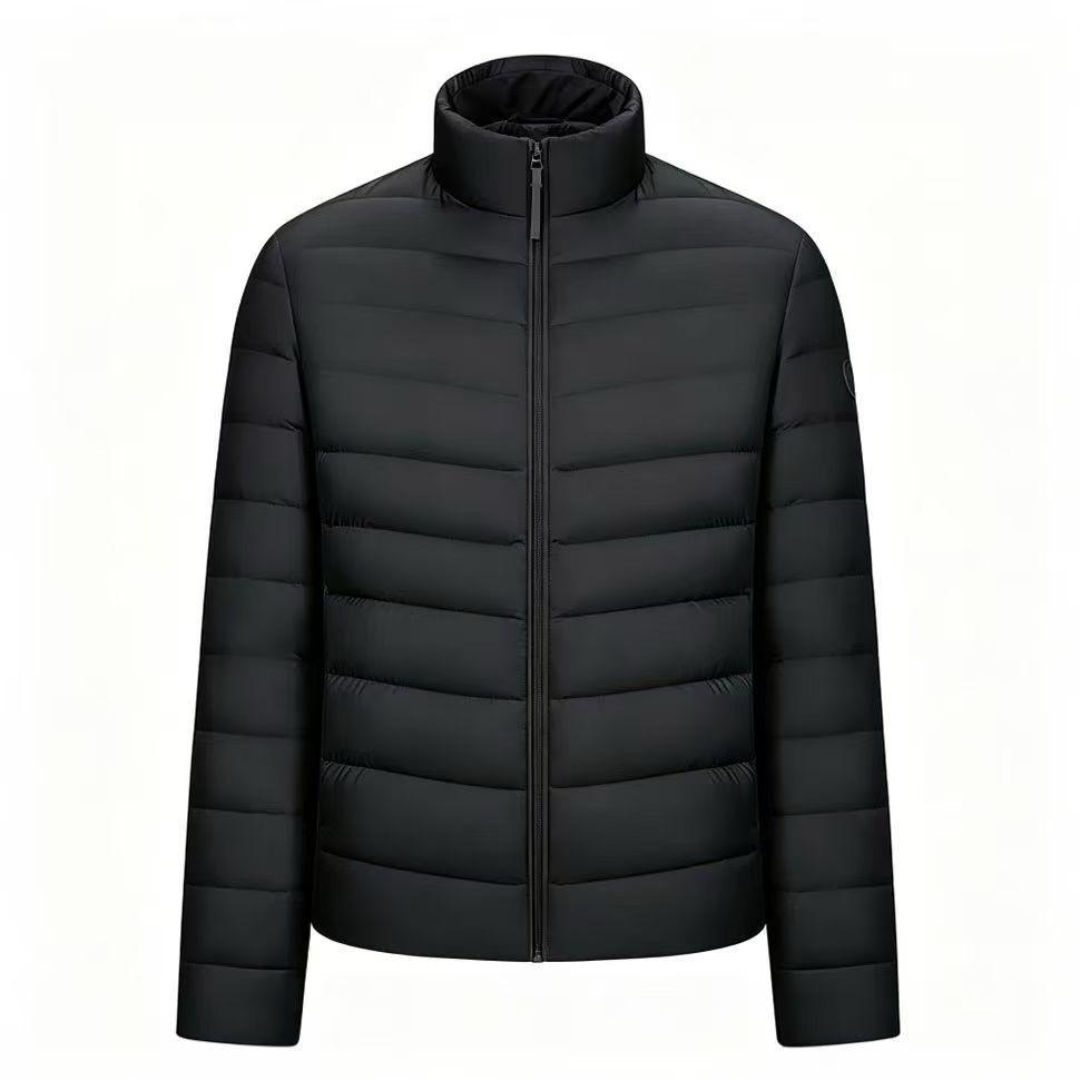 2026 Women's Casual Warm Down Jacket - 90% White Duck Down, Short, Lightweight, Stand Collar, Fashionable Versatile Autumn/Winter Outerwear