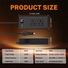 2026 New POP AeternaSol 200W Power Inverter Car Mounted Solar Inverter USB Voltage Transformer Portable DC 12V To AC 220V Conversion USB Battery Clip