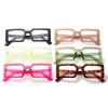New Plain Anti-Blue Transparent Glasses Retro Literary Jelly Flat Glasses Can Be Equipped With Myopia Glasses Frame Tide
