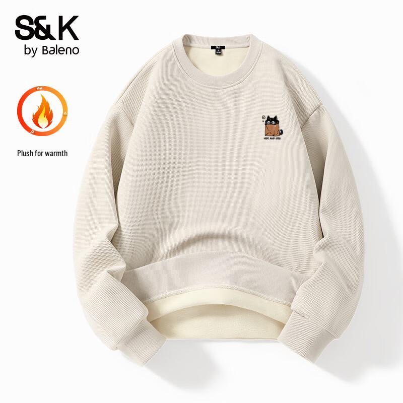 

Baleno Men s S&K Series Fleece Lined Round Neck Sweatshirt 2XL