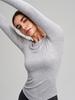 Premium High Elasticity Long Sleeve Yoga Top: Slimming & Stylish for Fitness, Running, and Casual Wear