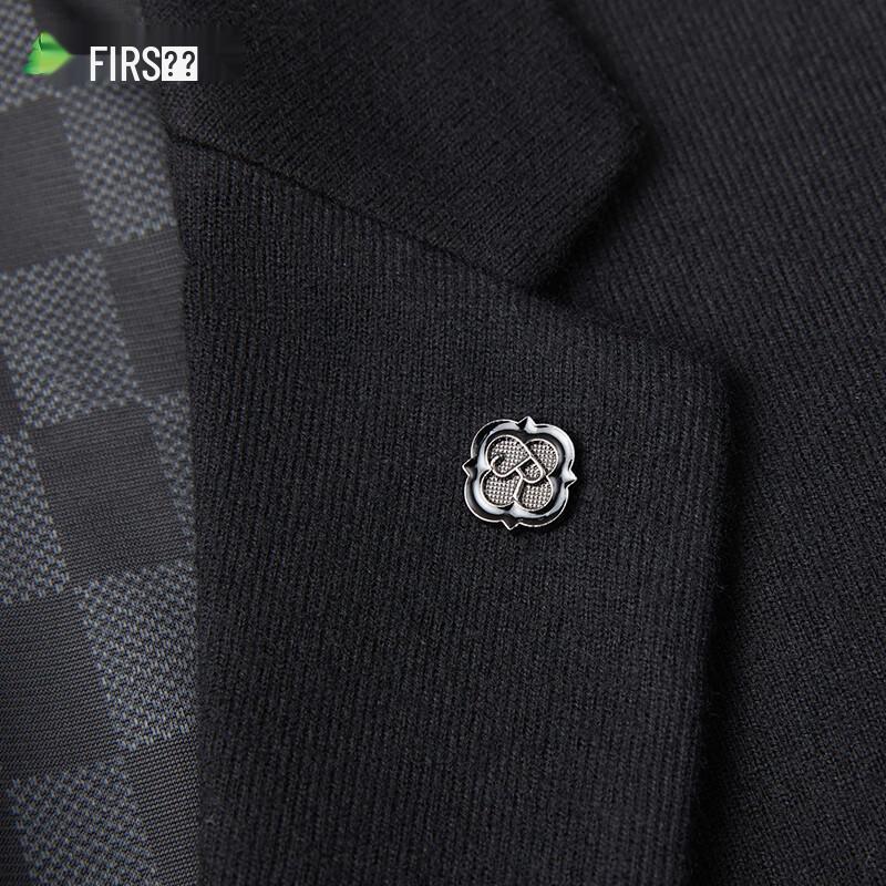 Shanshan Men's Wool Blend Business Casual Blazer