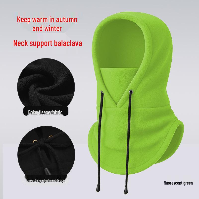 Adjustable Winter Fleece Ski Mask & Neck Warmer Pullover Hat