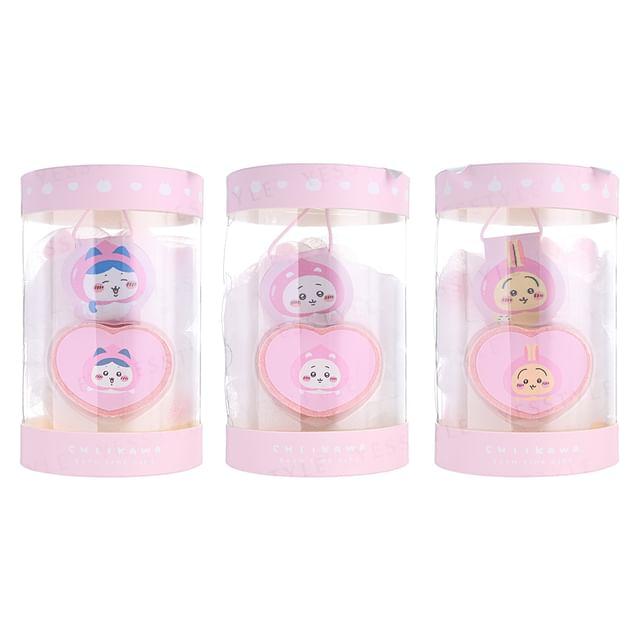 SHOBIDO - Чиикава Подарок для ванны Губка и бомбочка для ванны Chiikawa Peach - 2 pcs