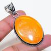 Natural Baltic Amber Gemstone 925 Sterling Silver Jewelry Pendant 2.29" AP-16059