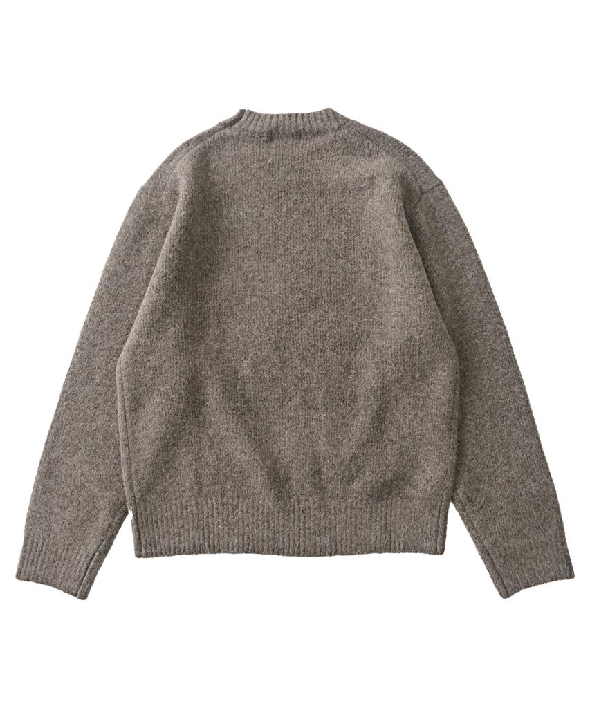 ANALOG MOOD Daily Angora Round Knit (Mocha)