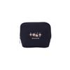 Afternoon Tea Living Pouch Flower Embroidered Tissue Navy JQ54, Case/Pouch,