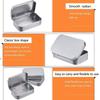 40-Pack Aluminum Storage Boxes with Hinged Lids Portable Rectangular Tin Containers for Small Items Gift Card Holders Organizer