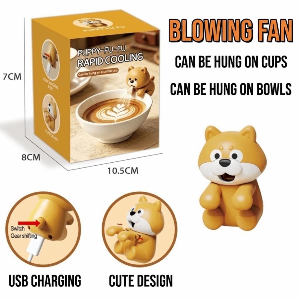 Mini Food Cooling Fan Clip-On Handheld Fan  for Cup Bowl Noodles Water Cooling Artifact