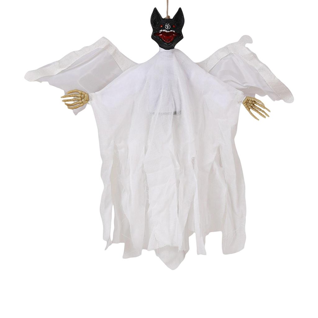 Halloween Scary Yard Decoration Clown Glowing  With Scary Sounds And Glowing Eyes Outdoor Bar Haunted House Party Props