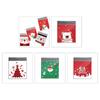 100 Pcs Christmas Decorations Cookie Bags Small Snack Bag Gift Packaging Bag