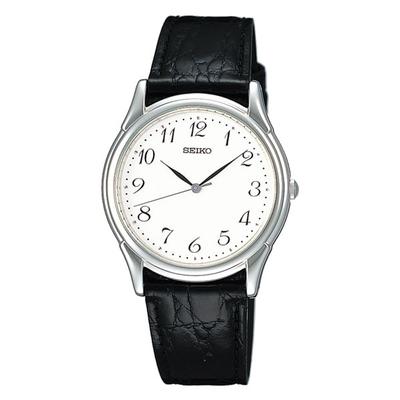 Seiko Herren SBTB005 (SPIRIT Spirit Standard Herrentyp) Runde Uhr Schwarz Edelstahl Analog