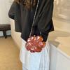 Acrylic flower women's dinner bag new fashionable small fresh personality women's shoulder messenger bag