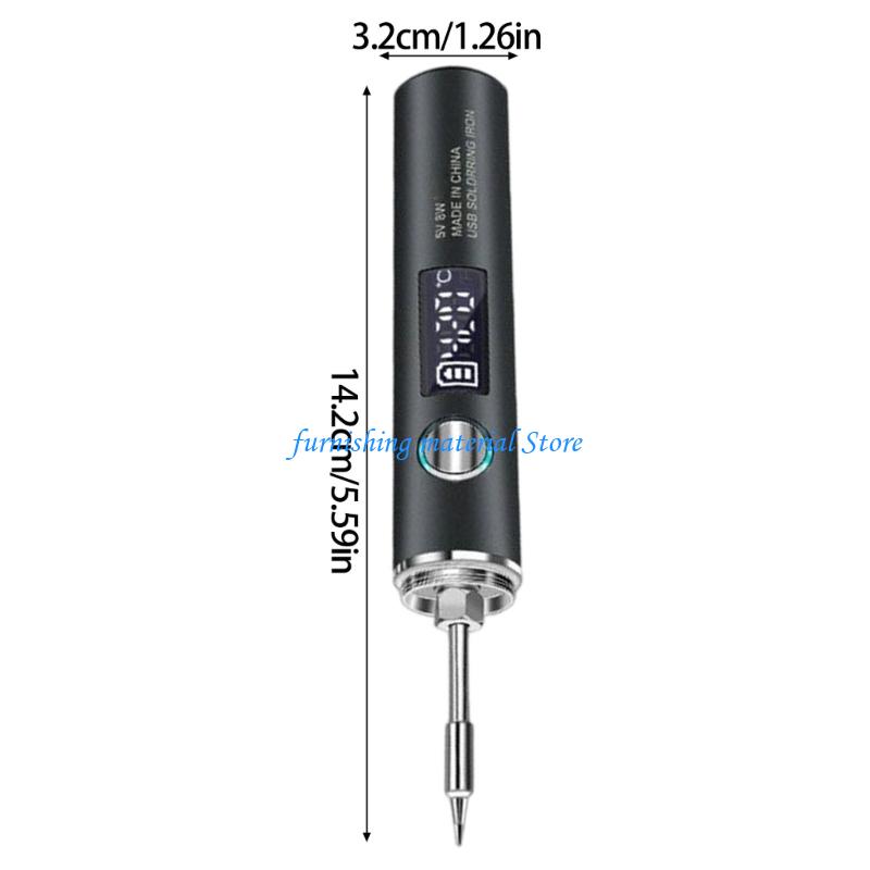 Y5GD Lightweight USB Charged Wireless Soldering Tool 260-420℃ for DIY Projects
